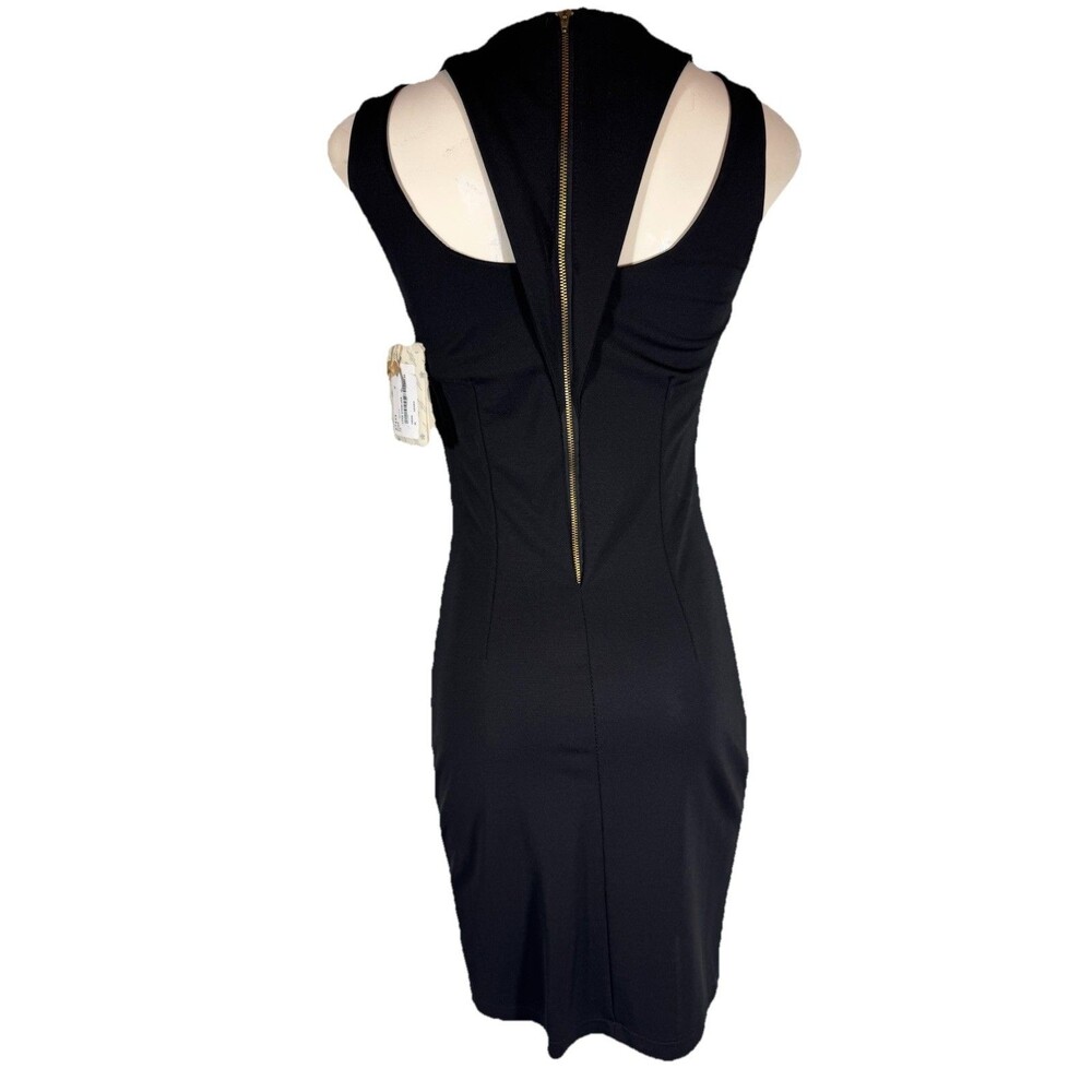NWT Italian Designer La Fee Maraboutee Women's Black Cocktail Party Dress Size 0 - Picture 3 of 9